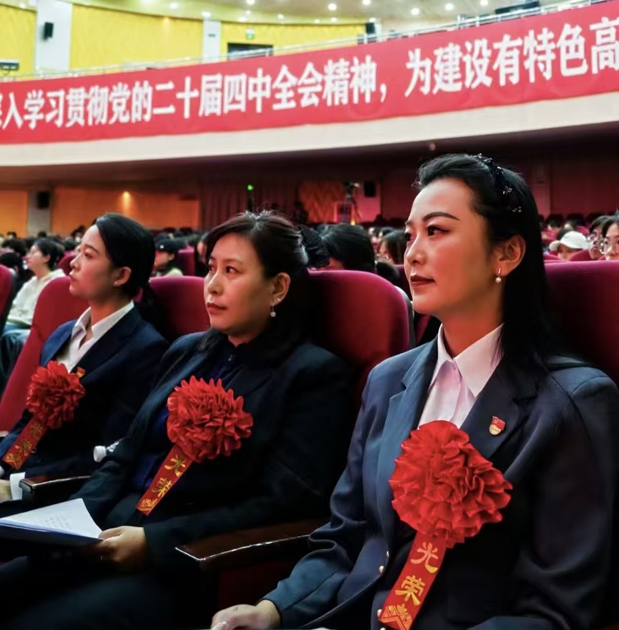 图为青海大学宣讲现场